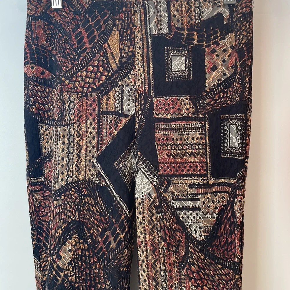 Joseph Ribkoff Multi-Color Pull On Pant - Picture 6 of 11